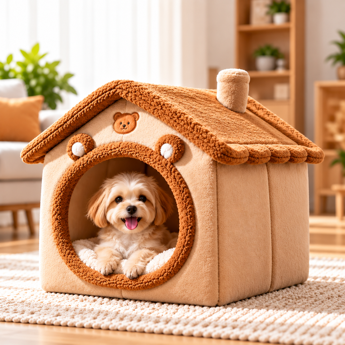 House Style Pet Bed for Dogs & Cats